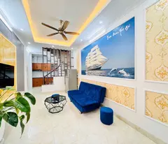 Bán nhà 32m², 5 tầng, full nội thất, Nguyễn Khoái, Vĩnh Hưng, 4.5 tỷ