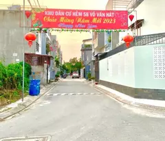 Lô đất hẻm 58 võ văn hát DT 52m vị trí đẹp