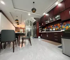 Nhà 4 tầng - có thang máy nội thất cao cấp dành cho gia đình có người lớn tuổi - KĐT Mỹ Gia 5