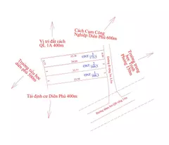 CẦN BÁN 3 LÔ  ĐẤT DIÊN PHÚ, DIÊN KHÁNH, KHÁNH HÒA