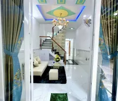 BÁN NHÀ 2 TẦNG, 3PN, LÊ VĂN THỌ, HẺM XE TĂNG, P11 GÒ VẤP, GIÁ 4.X TỶ
