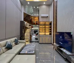 SIÊU PHẨM 5 TẦNG - XE HƠI NGỦ TRONG NHÀ -  THANG MÁY XỊN XÒ - FULL NỘI THẤT - NHÀ THIẾT KẾ SIÊU
