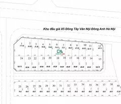 Bán đất đấu giá X5 Đông Tây Vân Nội Đông Anh Hà Nội
