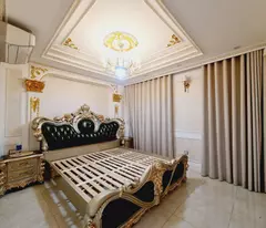 BAN BIỆT PHỦ DÁT VÀNG -NỘI THẤT XỊN 70M 6 TẦNG THANG MÁY THIẾT KẾ  HOÀNG GIA