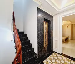 BAN BIỆT PHỦ DÁT VÀNG -NỘI THẤT XỊN 70M 6 TẦNG THANG MÁY THIẾT KẾ  HOÀNG GIA