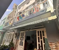 Bán nhà đẹp shc 1 trệt 1 lầu mặt tiền lớn Xuân Thới Thượng 25