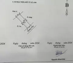 Bán đất thổ cư Di Trạch, Hoài Đức, Hà Nội - 54m2, 7.6 tỷ, sổ đỏ