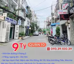 Bán nhà Quận 10, Hẻm xe hơi, 4 tầng BTCT: chỉ từ 2 tỷ. Tin thật, hình thật, xem nhà, chốt sổ.