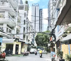 BÁN NHÀ  ĐƯỜNG 3 THÁNG 2 -  Q.10 - HẺM 8M - 77M² - 5 TẦNG - 10PN - THU 35 TR/ TH - 14.8 TỶ
