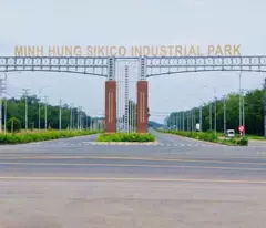 MẶT TIÊN 26M  ĐẤT 7.370M CỔNG KHU CÔNG NGHIỆP MINH HƯNG SIKICO BÌNH PHƯỚC , XÂY DẪY TRỌ QUÁ ĐẸP
