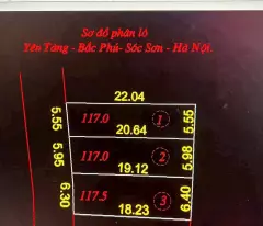 ĐẤT YÊN TÀNG BẮC PHÚ DT 117 M FUN THỔ CƯ GIÁ CỰC SÔC RƠI TIỀN LÀ LÃI