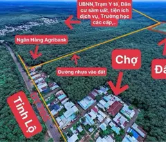 BÁN (20X35=700M2) THỔ CƯ, SHR CẶP BÊN CHỢ, TRƯỜNG CÁC CẤP DÂN ĐÔNG TIỆN ÍCH ĐẦY ĐỦ 280TR/SÔ