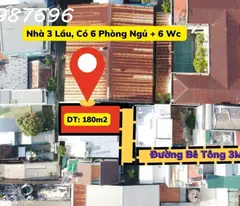 Bán hoặc Cho Thuê Nhà 3 Tầng Hẻm Lê Hồng Phong, Nha Trang - 6 Phòng Ngủ, Giá 28 Triệu/m²
