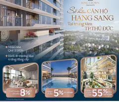 Ưu đãi đón tết CK tới 10% tại King Crown Infinity Liên hệ ngay