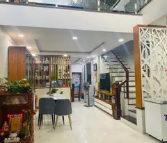 BÁN NHÀ PHỐ GÒ VẤP–GẦN LOTTE MART-4 TẦNG (5*14), HXT-FULL NỘI THẤT
