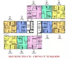 Bán suất ngoại giao chung cư X2 Đại Kim dt TỪ 77m2 đến 122m2 3 phòng ngủ giá chỉ từ 41tr/m2