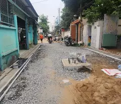 Nhà cấp 4 mặt tiền hẻm kinh doanh, Ngay Khu Chế Xuất Tân Thuận, 228m2, 4,8x48, hẻm xe hơi, 44 Bùi