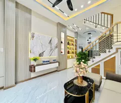 NHÀ ĐẸP  GÒ VẤP - FULL NỘI THẤT  - CÁCH ĐƯỜNG SỐ 1 CHỈ 50M - 5 PHÚT RA CÔNG LÀNG HOA, SIÊU THỊ