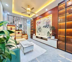 BÁN NHÀ THÁI THỊNH - ĐỐNG ĐA - 46M2 x 5T - MT 3.5M - 9.98 TỶ - LÔ GÓC - OTÔ DỪNG ĐỖ 24/7