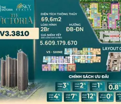 Duy nhất 2 căn vị trí đẹp tại đại đô thị Vinhomes Smart City - ự án The Victotia