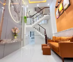 Nhà Mới SHC 3 Tầng Hẻm Xe Hơi 3PN Giá Chỉ 1 Tỷ 950 Nguyễn Thị  Đặng Hiệp Thành Quận 12 Hẻm 4 mét