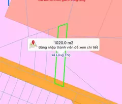 Bán đất Long Thọ, 1020m², mặt tiền đường nhựa N1, gần dự án HUD – Ngộp cần bán nhanh 2,4 tỷ