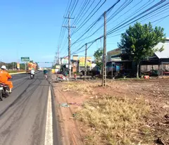 BÁN LÔ ĐẤT MẶT TIỀN NGAY NÚT GIAO CAO TỐC CHƠN THÀNH BÌNH PHƯỚC ĐỐI DIỆN CÔNG NGHIỆP 630HA 480TR/SỔ
