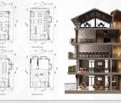 Cần bán Nhà Phố tại trung tâm văn hóa Mường Hoa Sapa, Diện tích 120m2, Sổ hồng sở hữu lâu dài.