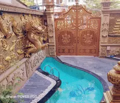 Biệt Thự Đẳng Cấp Gỗ Gõ Đỏ Nguyên Khối Dát Vàng 24K – 5 Phút Ra Sân Bay, Trung Tâm Gò Vấp, 600m2,