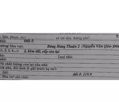 120m2, Bán đất tại Nguyễn Văn Quá, Đông Hưng Thuận, Q12, HCM ,giá Nhỉnh 4 tỷ