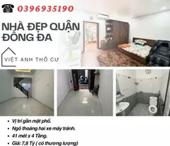 Bán nhà Hào Nam Đống Đa_Gần Mặt Phố_Tiện Ích Đầy Đủ_41mx4T_ Giá: 7.8 Tỷ_Lh: 0396935190