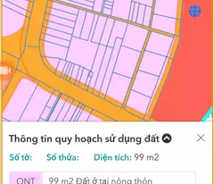 Bán đất Phú Đông, 99m², 59m² thổ cư, đường ÔTÔ Tải, 1/Quách Thị Trang - Giá 1tỷ250