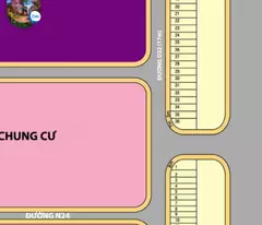 Chính chủ nhượng Lô góc 2 mặt tiền Kinh Doanh, Lộ giới 17m, sổ hồng 124m2.