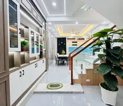 SIÊU PHẨM NHÀ MỚI KEN 4 TẦNG (4x14.5) HXH ĐỖ CỬA 1/ HUỲNH THỊ HAI, Q12