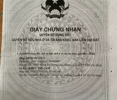Bán Nhà Mặt Tiền Đường Đặng Chất Quận 8 TPHCM