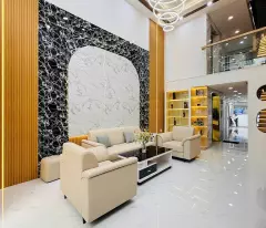 Nhà Mới Full Nội Thất Phạm Văn Chiêu_P9_4 Lầu_ DT: 300m2