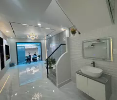 Bán nhà P.12 - Q.6 - Nhà đẹp đón Xuân - HXH thông đường Hậu Giang - 80m2 - 2 tầng -  6.4 tỷ