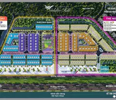 Flamingo Golden Hill lưng tựa núi Liên Sơn, mặt hướng hồ Tam Trúc nằm trong quần thể biệt thự,