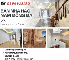 Bán nhà Hào Nam Đống Đa, Vị Trí Gần Mặt Phố, Nhà Dân Xây, 35mx4T, Giá: 7,48 Tỷ, Lh: 0396935190.