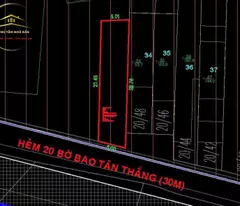 Bán nhà Mặt tiền Bờ Bao Tân Thắng đường rộng 30 mét, 5×25, giá 15,5 tỷ , Sơn Kỳ, Tân Phú