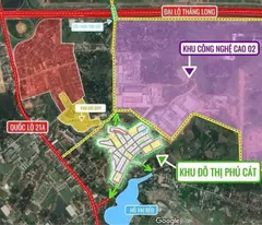 Bán đất TĐC lô góc VH rộng, đường to sát khu Đô Thị Phú Cát 196m giá rẻ nhỉnh 9 tỷ