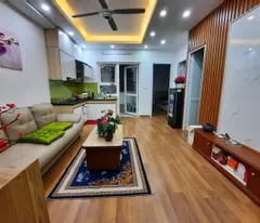 Bán căn hộ chung cư quận Hoàng Mai 46m2, 2 ngủ full nội thất, giá siêu rẻ