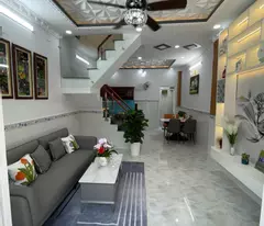 Hẻm ôtô, Nhà 3 tầng, Full nội thất, Ngang 4M, Huỳnh Tấn Phát. 40M2, Chỉ 3.3Tỷ,