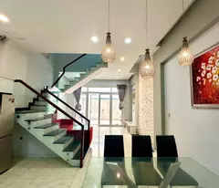 KHU DÂN CƯ PHI LONG 5- NHÀ 4 TẦNG MỚI ĐẸP LUNG LINH -XE HƠI NGỦ TRONG NHÀ -NGANG ĐẸP 5M -TẶNG NỘI