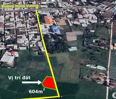 Bán đất Vĩnh Thanh, 604m² , quy hoạch ONT, đường bê tông ô tô tới đất, 1/ Hùng Vương – Giá 1,65 tỷ