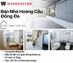 Bán nhà Phố Hoàng Cầu, Nhà Hai Mặt, Gần Hồ, 57mx5T, Giá: 10.5 Tỷ, Lh: 0396935190.