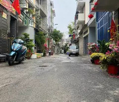 NHÀ GẦN LŨY BÁN BÍCH QUẬN TÂN PHÚ, 56M2, HẺM XE HƠI 8M, NHỈNH 6 TỶ