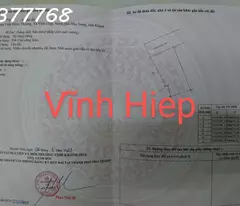 Bán lô đất Vĩnh HIệp Nha Trang gần đường D30 giá chỉ 1ty1