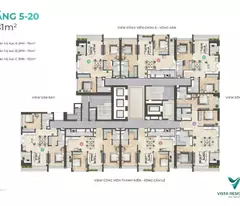 Bán căn hộ cao cấp Vista Residence, vị trí đắc địa trên tuyến đường huyết mạch Hải Châu-ĐN