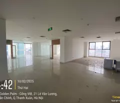 Cho thuê sàn VP 350m2 tòa Golden Plam Lê Văn Lương, Thanh Xuân, Hà Nội vào ngay